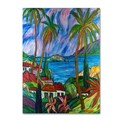 Trademark Fine Art Manor Shadian 'Tropical Paradise' Canvas Art, 14x19 MA0398-C1419GG